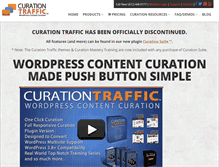 Tablet Screenshot of curationtraffic.com